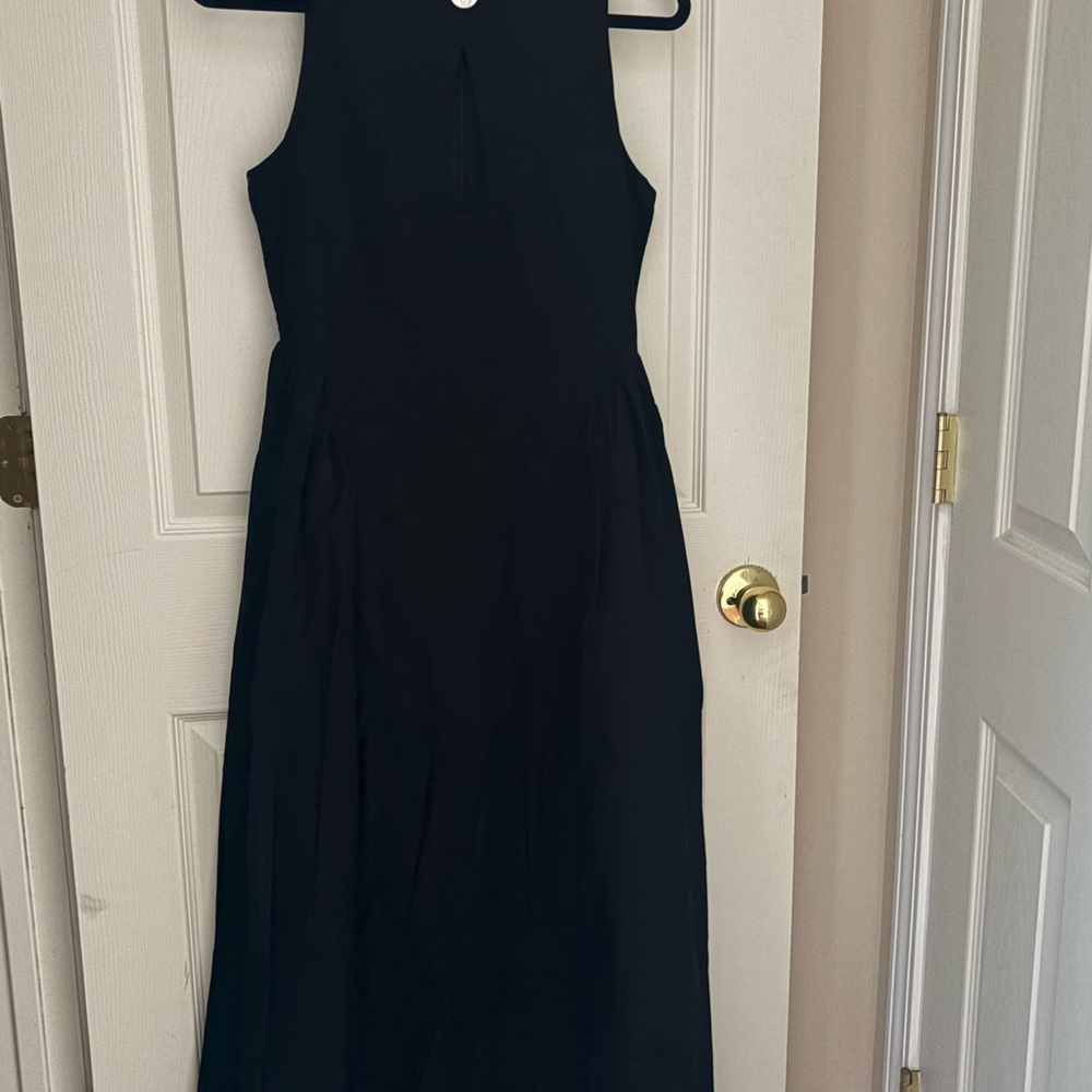 Commense Black Halter Sheath Maxi Dress
